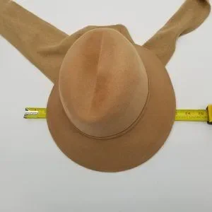 Vintage Adolfo II | Tan Wool Hat w/ Scarf Adolfo II | Accessories | Vintage Adolfo Ii Tan Wool Hat W  main image 2